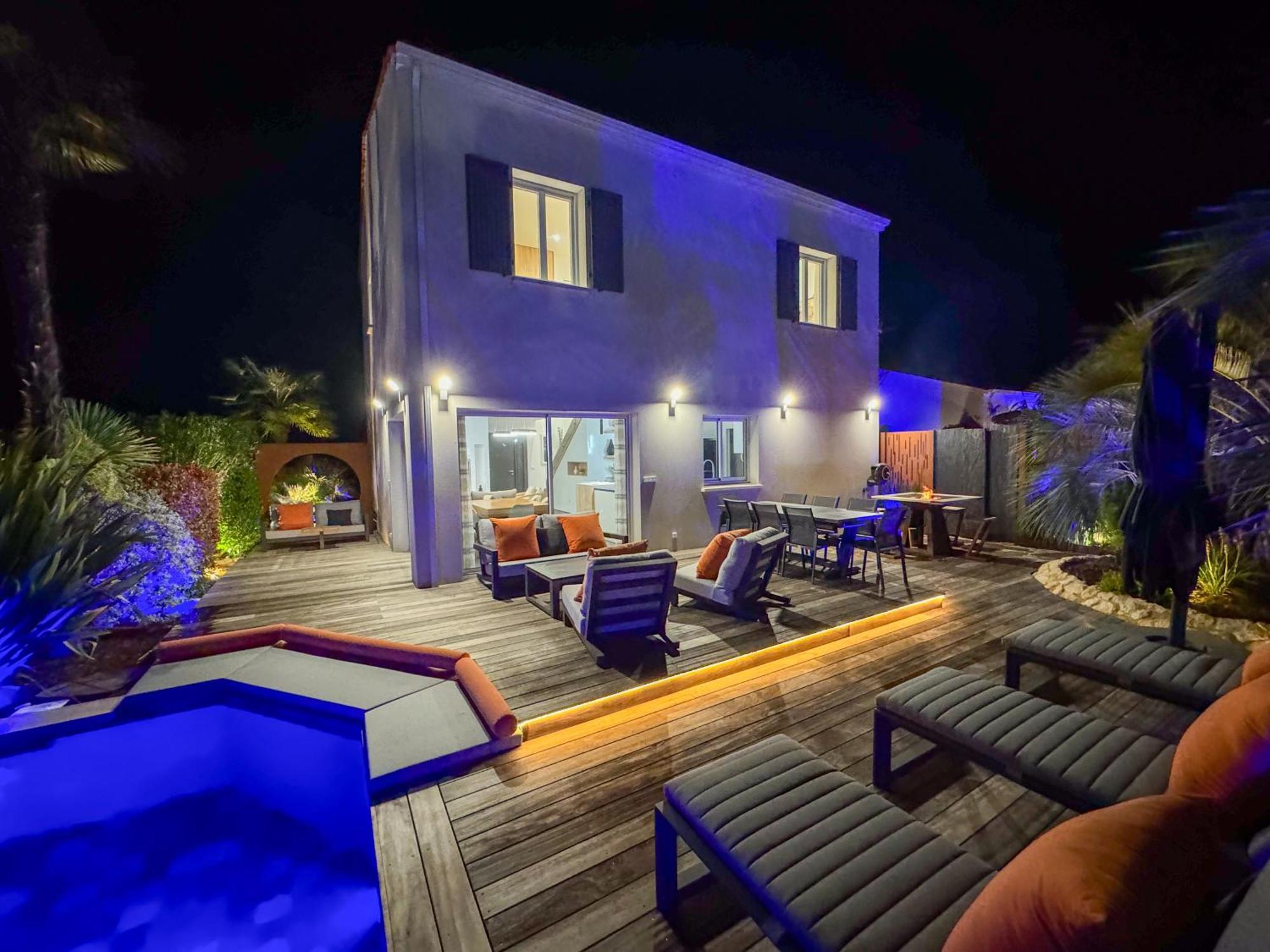 Villa Eden - Le Luxe Pres Des Vignobles Charentais Saint-Ciers-du-Taillon Luaran gambar